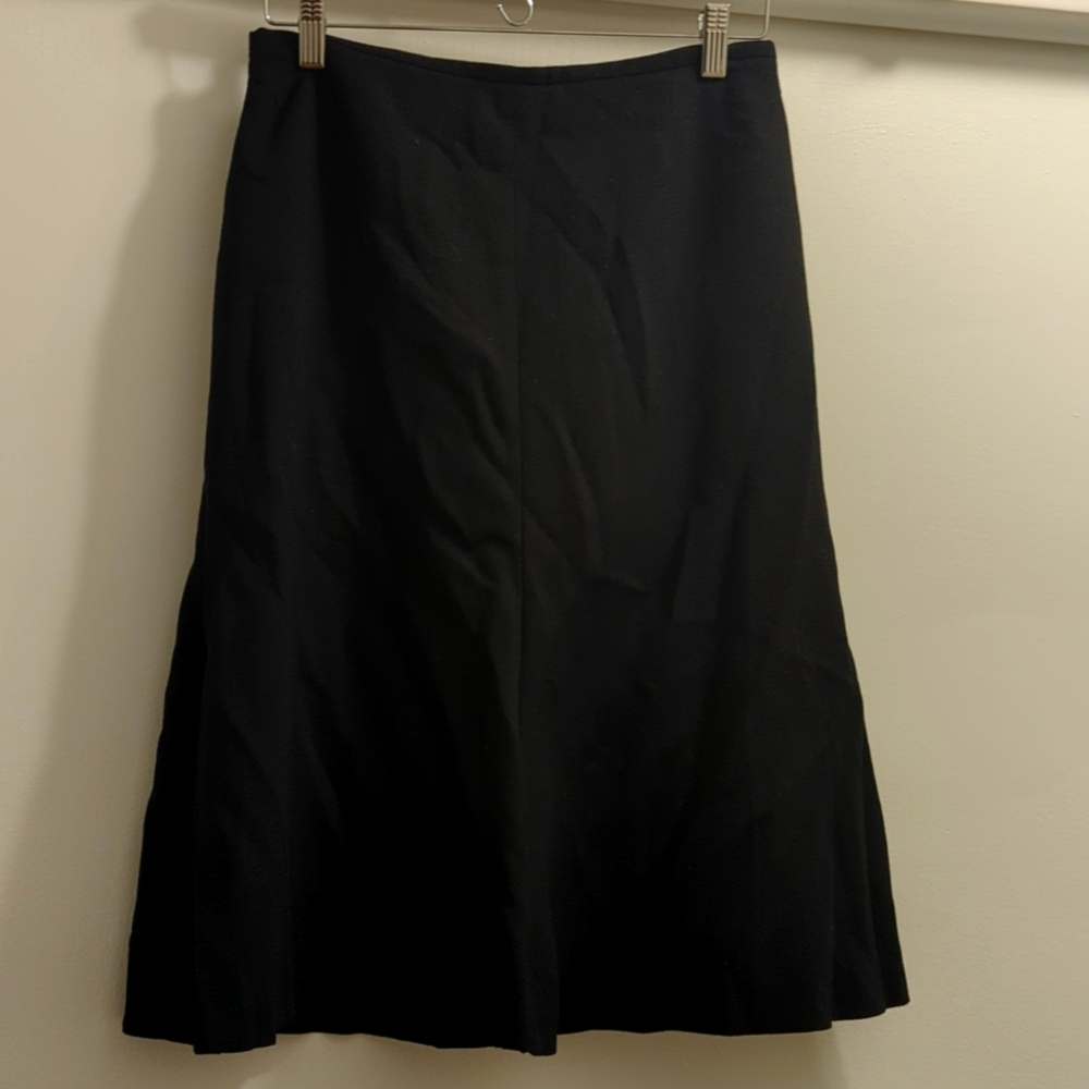 Vintage Christian Lacroix Wool Flared Skirt